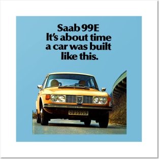 1972 SAAB 99 - brochure cover Posters and Art